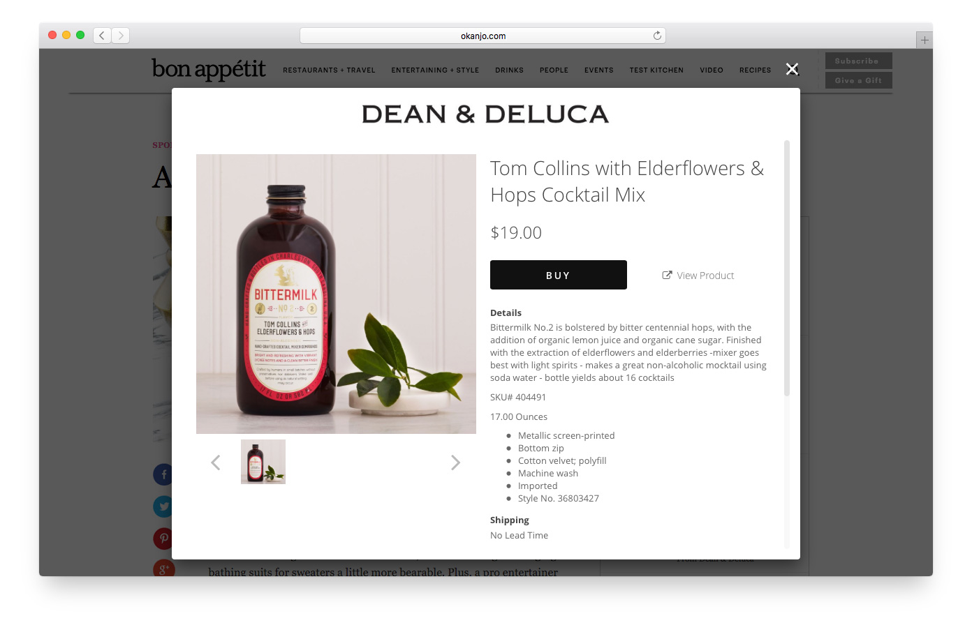 Product Match Shoppable